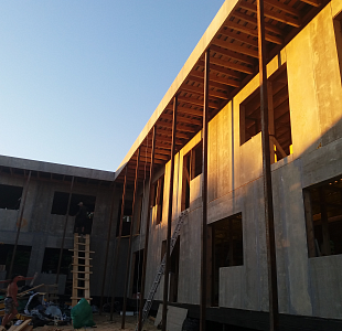 Строительство гостиницы из СИП панелей в Краснодарском крае (поселок Бетта), ВИРМАК