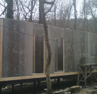 Краснодарский край, Туапсинский район, поселок Джубга. Строительство по SIP-технологии базы отдыха. ВИРМАК